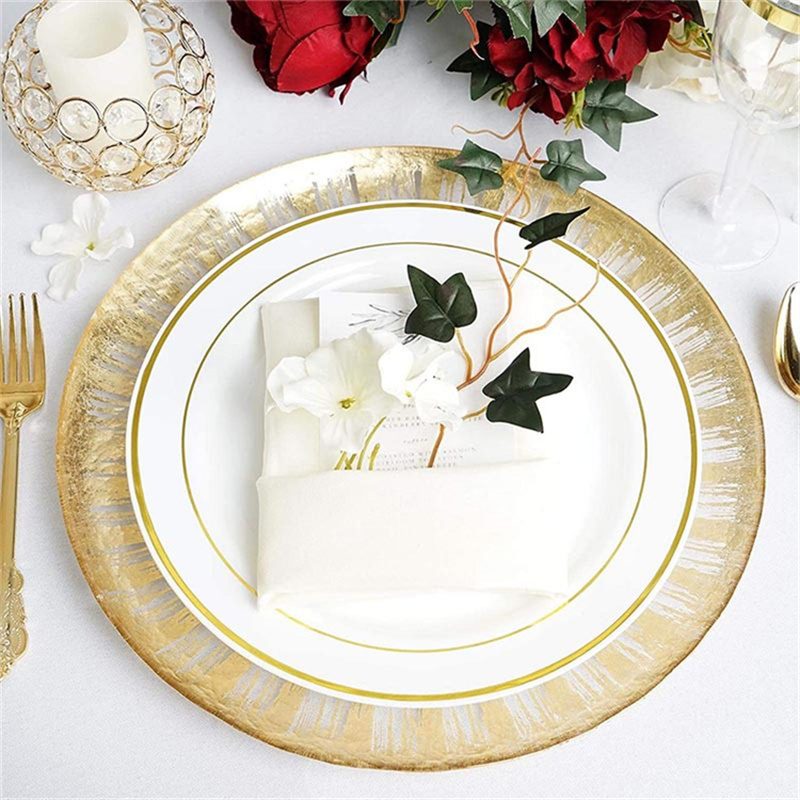 Wholesale Glass Charger Plate PZ-015 - Image 6